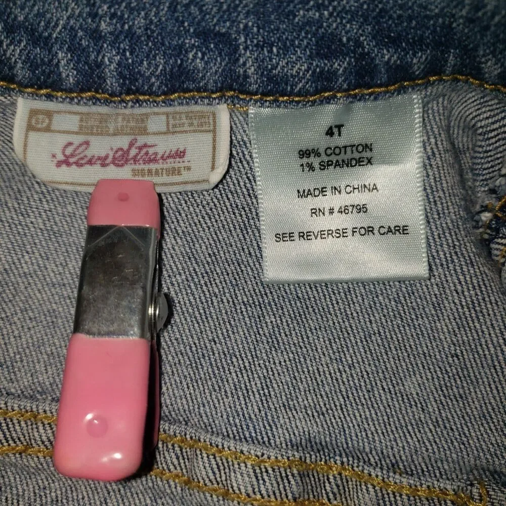 LEVIS Denim Jean Jacket Kids Size 4T